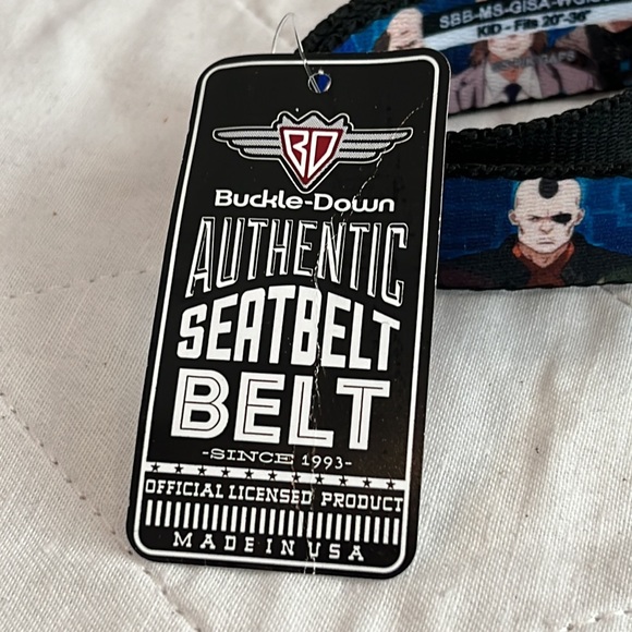 Buckle Down Kids Ghost in the Shell Seatbelt Belt NWT - Picture 7 of 8